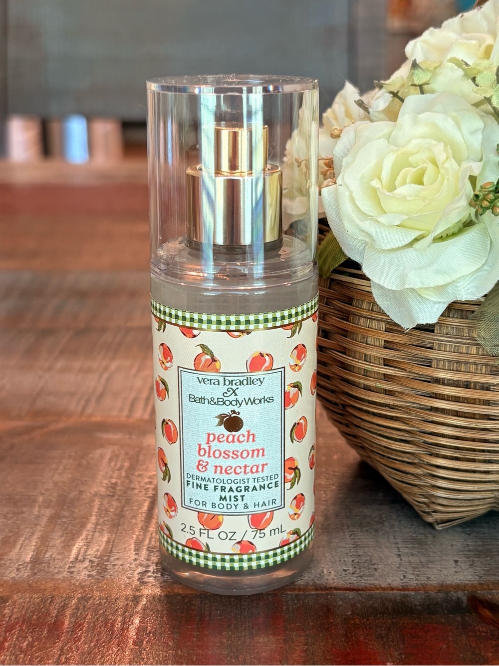 NEW Bath & Body Works PEACH BLOSSOM & NECTAR Travel Spray for BODY & HAIR